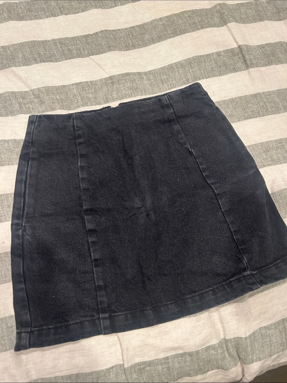 Moto Jean Skirt